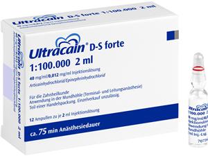 Ultracain™ D-S forte 1:100.000 Ampullen 96 x 2 ml
