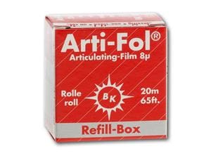 Bausch Arti-Fol® einseitig 22 mm BK 1021, rot, Nachfüllrolle 20 m