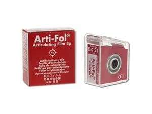 Bausch Arti-Fol® einseitig 22 mm BK 21, rot, Spender 20 m