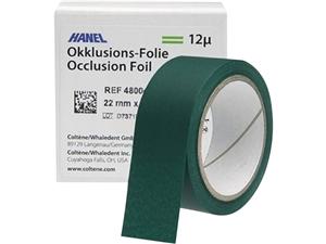 roeko Hanel Okklusionsfolie einseitig (ohne Spender) Breite 22 mm, grün, Rolle 25 m