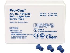 Pro-Cup™ Screw-Type Hellblau, weich, Packung 30 Stück