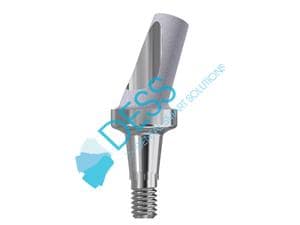 Titanabutment - kompatibel mit Dentsply Ankylos® Höhe 1,5 mm, 25° gewinkelt, mit Rotationsschutz