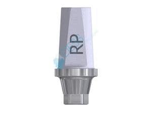 Titanabutment - kompatibel mit Nobel Active™ / Nobel Replace® CC RP Ø 4,3 mm, 0° gewinkelt