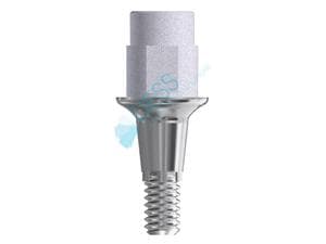 Titanbase - kompatibel mit Dentsply Ankylos® Höhe 1,0 mm, mit Rotationsschutz