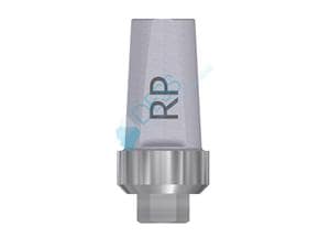Titanabutment - kompatibel mit Zimmer Screw-Vent® RP Ø 4,5 mm, 0° gewinkelt