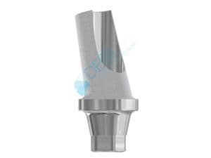 Titanabutment - kompatibel mit Nobel Active™ / Nobel Replace® CC RP Ø 4,3 mm, 15° gewinkelt