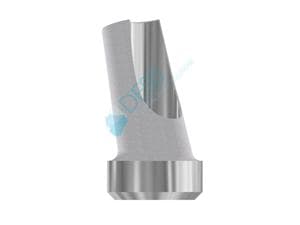Titanabutment - kompatibel mit 3i® Osseotite® RP Ø 4,1 mm, 15° gewinkelt