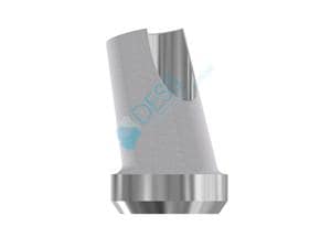 Titanabutment - kompatibel mit 3i® Osseotite® WP Ø 5,0 mm, 15° gewinkelt