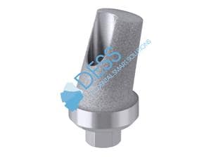 Titanabutment - kompatibel mit Zimmer Screw-Vent® WP Ø 5,7 mm, 15° gewinkelt