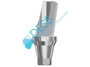 Titanabutment - kompatibel mit Astra Tech™ Osseospeed™ Lilac (WP) Ø 4,5 mm - 5,0 mm, 15° gewinkelt