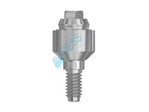 Multi-unit® Abutments NP Ø 3,5 mm - kompatibel mit Zimmer Screw-Vent® Höhe 3,0 mm, 0° gewinkelt, ohne Rotationsschutz