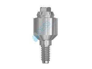 Multi-unit® Abutments NP Ø 3,5 mm - kompatibel mit Zimmer Screw-Vent® Höhe 4,0 mm, 0° gewinkelt, ohne Rotationsschutz