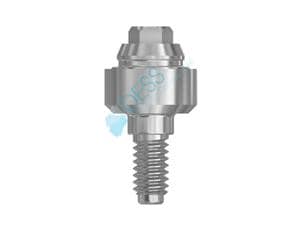 Multi-unit® Abutments RP Ø 4,5 mm - kompatibel mit Zimmer Screw-Vent® Höhe 2,0 mm, 0° gewinkelt, ohne Rotationsschutz