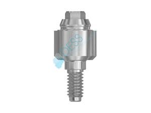 Multi-unit® Abutments RP Ø 4,5 mm - kompatibel mit Zimmer Screw-Vent® Höhe 3,0 mm, 0° gewinkelt, ohne Rotationsschutz