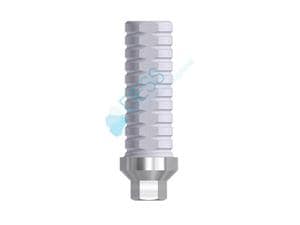 Provisorisches Titanabutment - kompatibel mit Zimmer Screw-Vent® NP Ø 3,5 mm, mit Rotationsschutz