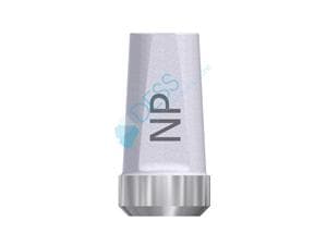 Titanabutment - kompatibel mit Nobel Branemark® NP Ø 3,5 mm, 0° gewinkelt