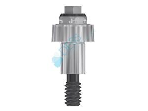 Multi-unit® Abutments WP Ø 5,0 mm - kompatibel mit Nobel Replace Select™ Höhe 2,0 mm, 0° gewinkelt, ohne Rotationschutz