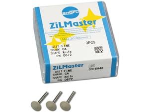 ZiLMaster Fine (hellgrau) Schaft W - Standardpackung Linse, Packung 3 Stück