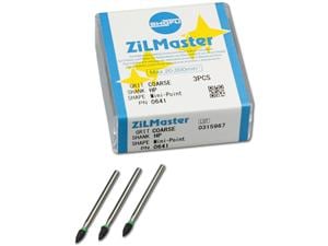 ZiLMaster Coarse (anthrazit) Schaft H - Standardpackung Minispitze, Packung 3 Stück