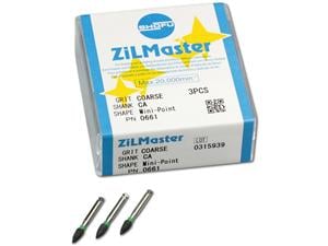 ZiLMaster Coarse (anthrazit) Schaft W - Standardpackung Minispitze, Packung 3 Stück