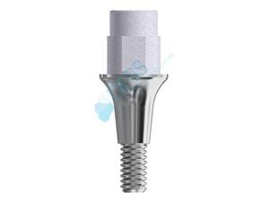 Titanbase - kompatibel mit Dentsply Ankylos® Höhe 2,0 mm, ohne Rotationsschutz