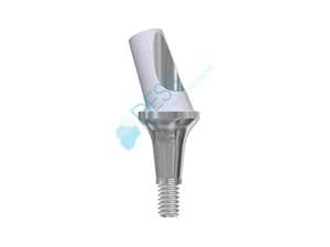 Titanabutment - kompatibel mit Dentsply Ankylos® Höhe 3,0 mm, 25° gewinkelt, mit Rotationsschutz