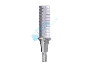 Provisorisches Titanabutment - kompatibel mit Dentsply Ankylos® Höhe 3,0 mm, ohne Rotationsschutz