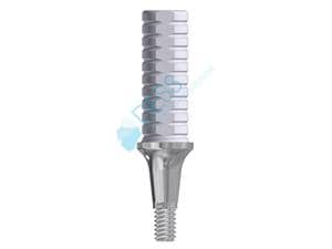 Provisorisches Titanabutment - kompatibel mit Dentsply Ankylos® Höhe 3,0 mm, mit Rotationsschutz