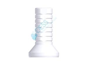 Kunststoffzylinder auf Abutment - kompatibel mit Straumann® WN Ø 6,5 mm, mit Rotationsschutz, Packung 1 Stück