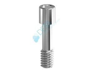 Spezial-Abutmentschraube - kompatibel mit Zimmer Screw-Vent® Lang, 6-Kant, Höhe 1,27 mm, Packung 1 Stück