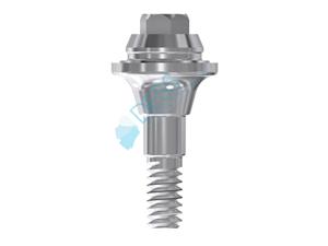 Multi-unit® Abutments NC Ø 3,3 mm - kompatibel mit Straumann® Bone Level® Höhe 1,5 mm, 0° gewinkelt, ohne Rotationsschutz