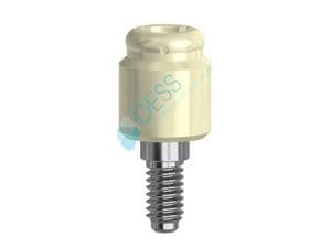 Locator Abutment - Internal Hex USA, kompatibel mit Zimmer Screw-vent® RP Ø 4,3 mm, Höhe 3,5 mm