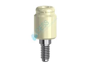 Locator Abutment - Internal Hex USA, kompatibel mit Zimmer Screw-vent® RP Ø 4,3 mm, Höhe 4,5 mm