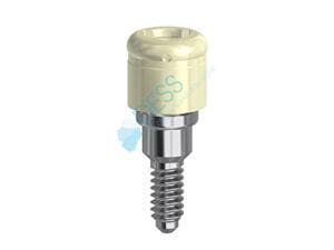 Locator Abutment - Internal Hex FD, kompatibel mit Dentsply friadent® XIVE® RP Ø 3,8 mm, Höhe 2,0 mm