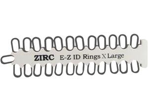 EZ-ID Markierungsringe, extra groß (Ø 9 mm) - Nachfüllpackung Grau, Packung 25 Stück