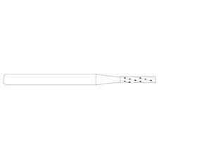 NeoBurr FG.TC, Zylinder kreuzverzahnt FG.TC 557L, ISO 010, lang, Packung 10 Stück