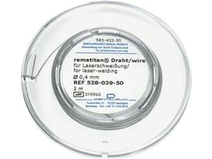 rematitan® Rollendraht, rund Ø 0,40 x 16 mm, Länge 2 m