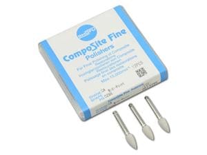 CompoSite Fine Polierer Midispitze, Schaft W, Packung 12 Stück