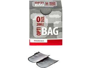 OPTIBAG - Schutzhüllen Größe 0, 2,2 x 3,1 cm, Packung 200 Stück