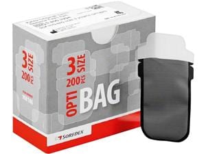 OPTIBAG - Schutzhüllen Größe 3, 2,7 x 5,4 cm, Packung 200 Stück