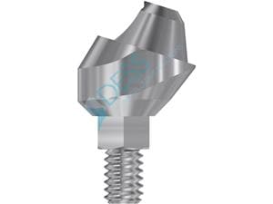 Multi-unit® Abutments NP Ø 3,5 mm - kompatibel mit Zimmer Screw-Vent® Höhe 3,5 mm, 17° gewinkelt, mit Rotationsschutz