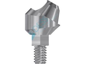 Multi-unit® Abutments NP Ø 3,5 mm - kompatibel mit Zimmer Screw-Vent® Höhe 2,5 mm, 30° gewinkelt, mit Rotationsschutz