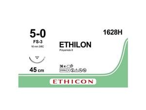 ETHILON schwarz, monofil - Nadeltyp FS3 USP 5-0, Länge 0,45 m (1628H), Packung 36 Stück