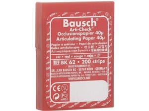 Bausch Occlusionspapier Arti-Check® BK 62, rot, Packung 200 Streifen