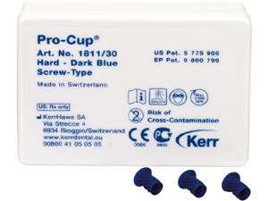 Pro-Cup™ Screw-Type Dunkelblau, hart, Packung 30 Stück