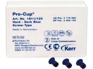 Pro-Cup™ Screw-Type Dunkelblau, hart, Packung 120 Stück