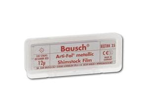 Bausch Arti-Fol® metallic BK 35, rot, einseitig, Breite 8 mm, Heft 100 Blatt
