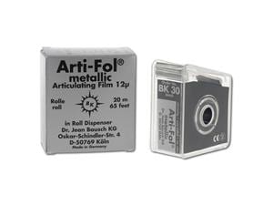 Bausch Arti-Fol® metallic BK 30, schwarz, einseitig, Breite 22 mm, Spender 20 m