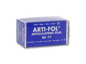 Bausch Arti-Fol® zweiseitig 75 mm BK 77, blau, Rolle 15 m
