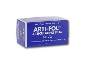Bausch Arti-Fol® einseitig 75 mm BK 73, blau, Rolle 20 m